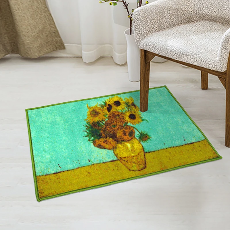Printed Carpet for Living Room Floor Mats Kitchen Non-slip Door Mat Coffee Table Bedroom Carpets Decoration Rug Outdoor Doormat