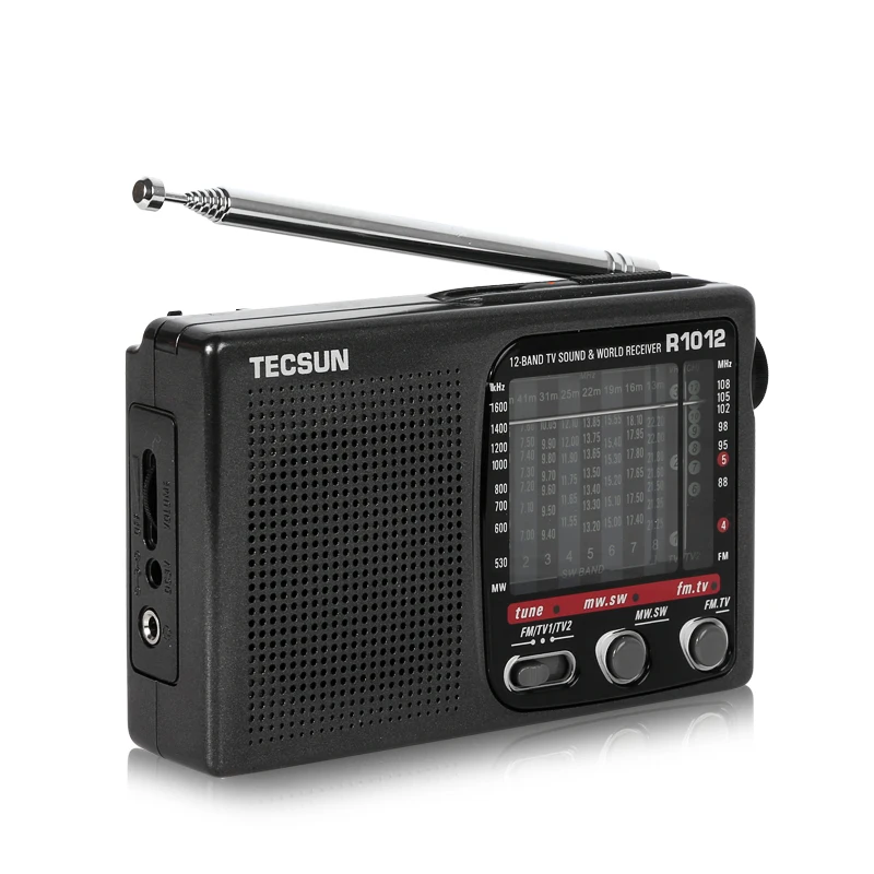 Портативное радио TECSUN R 1012 FM / MW SW TV Радио многодиапазонный мировой диапазон