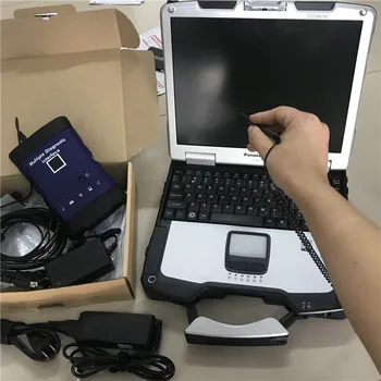 

Multiple Diagnosis Interface MDI & Cables + Used Laptop CF30 CF-30 Toughbook + HDD/SSD with software GDS2 tech2win Ready to use