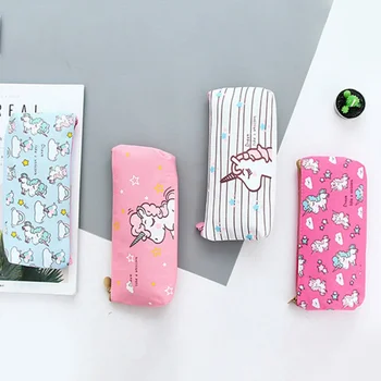 

Portable Travel Colorful Makeup Case Cute Printed Cosmetic Bags Pencil Case Necessary Cosmetic Bag