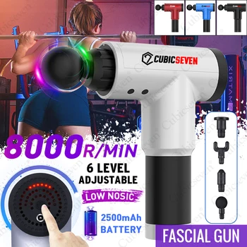 

Hot High Power Massage Gun Muscle Relaxation Massager Vibration Fascial Gun Fitness Decompose Lactic Acid Relief Pain Relax Body