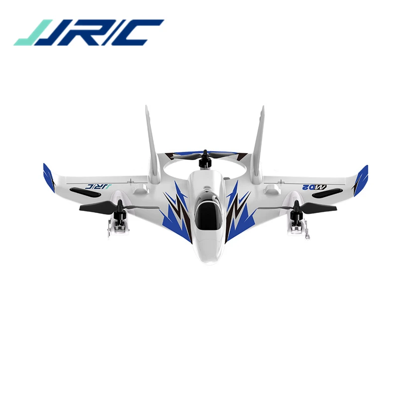 JJRC M02 450mm размах крыльев 2,4G 6CH приводимого в движение с помощью электропривода бесщеточный 6-осевой гироскоп пилотажный самолет модель игрушки RC Самолет RTF синий и красный цвета