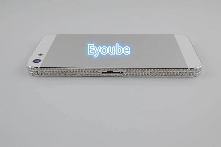 Новинка 2020 Золотой/розовое золото/Платиновый корпус для Iphone5 5S SE Золотая обшивка