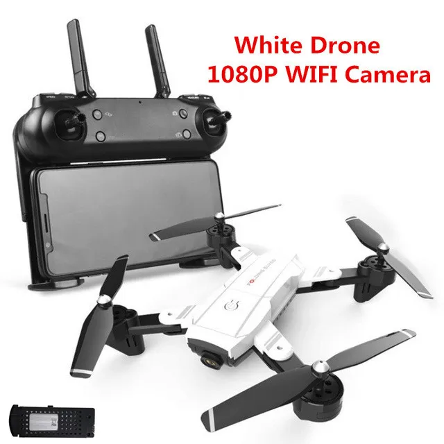 4 K/1080 P wifi FPV селфи складной оптический поток Ультра HD RC дроны 2,4G 20 минут один ключ возврат фото RC вертолет модель - Цвет: WIFI 1080P 1 Battery