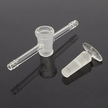 

Lab Straight Adapter With Glass Stopcock Hose Connection Glass Valve