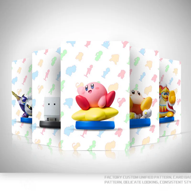 5PCS Cards Kirb Mario Kart 8 Deluxe Breathe для Wild zelda amiibo игровая Карта super smash bros Link Switch NFC card Super Odyssey - Цвет: 5PCS Cards Kirb