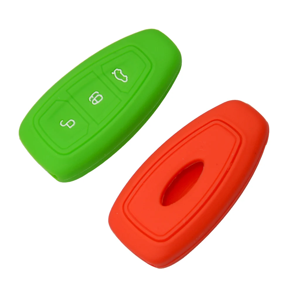 KeyforkessChiave Del Silicone Per Ford Caso Astuto Della Copertura Della Cassa Chiave A Distanza Per Ford Fiesta Messa A Fuoco Mondeo Ecosport Kuga MK2-Mk4 ranger 2 3 ST - H37d040c47c0141aca65e88ee867c6d8ai