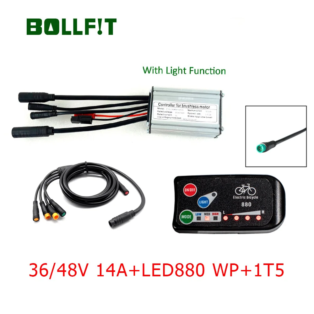 ЖК дисплей BOLLFIT для электровелосипеда 880 36 В 48 В|Аксессуары электровелосипедов| |