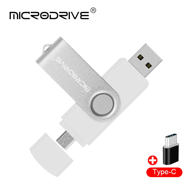 Multifunctional OTG 3 IN 1 type-c USB Flash Drive pendrive 128GB cle usb флэш-накопител stick 8/16/32/64 GB Pen Drive for phone 16gb usb flash drive USB Flash Drives