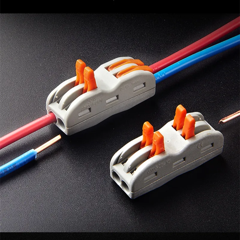 20 шт Универсальный кабель соединители обжимные клеммы 0,08-4,0 мм компактный кабель контактный провод соединитель набор инструментов