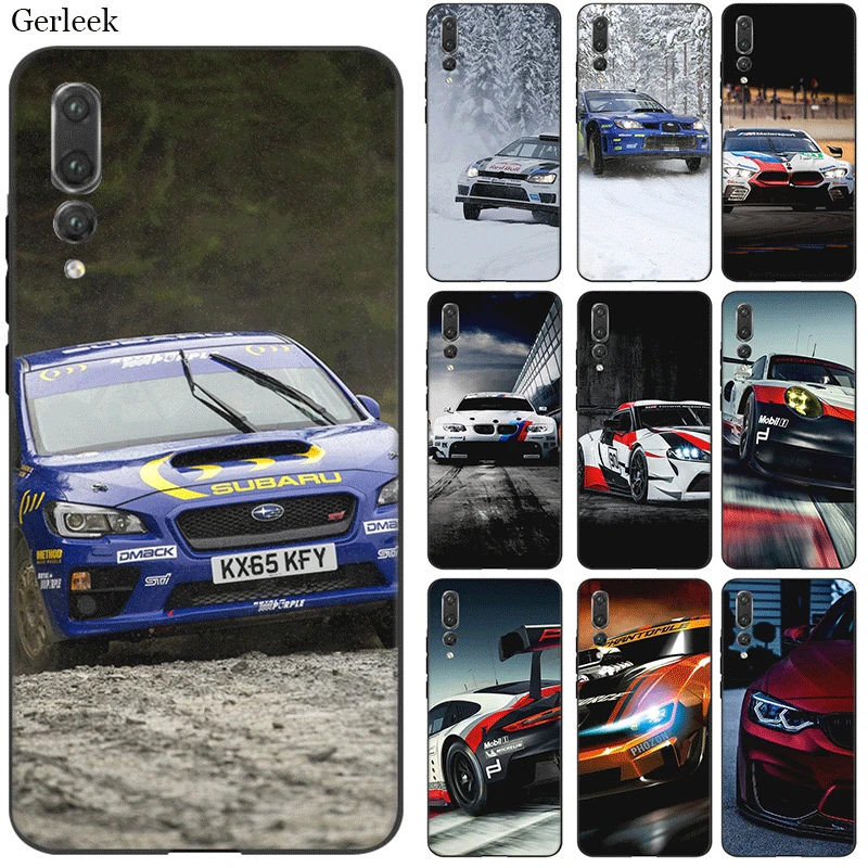 

Mobile Phone Case Tpu For Honor 6A 7A 7X 7C 8X 8C 9X View 20 10 Lite Pro Cover Car Race