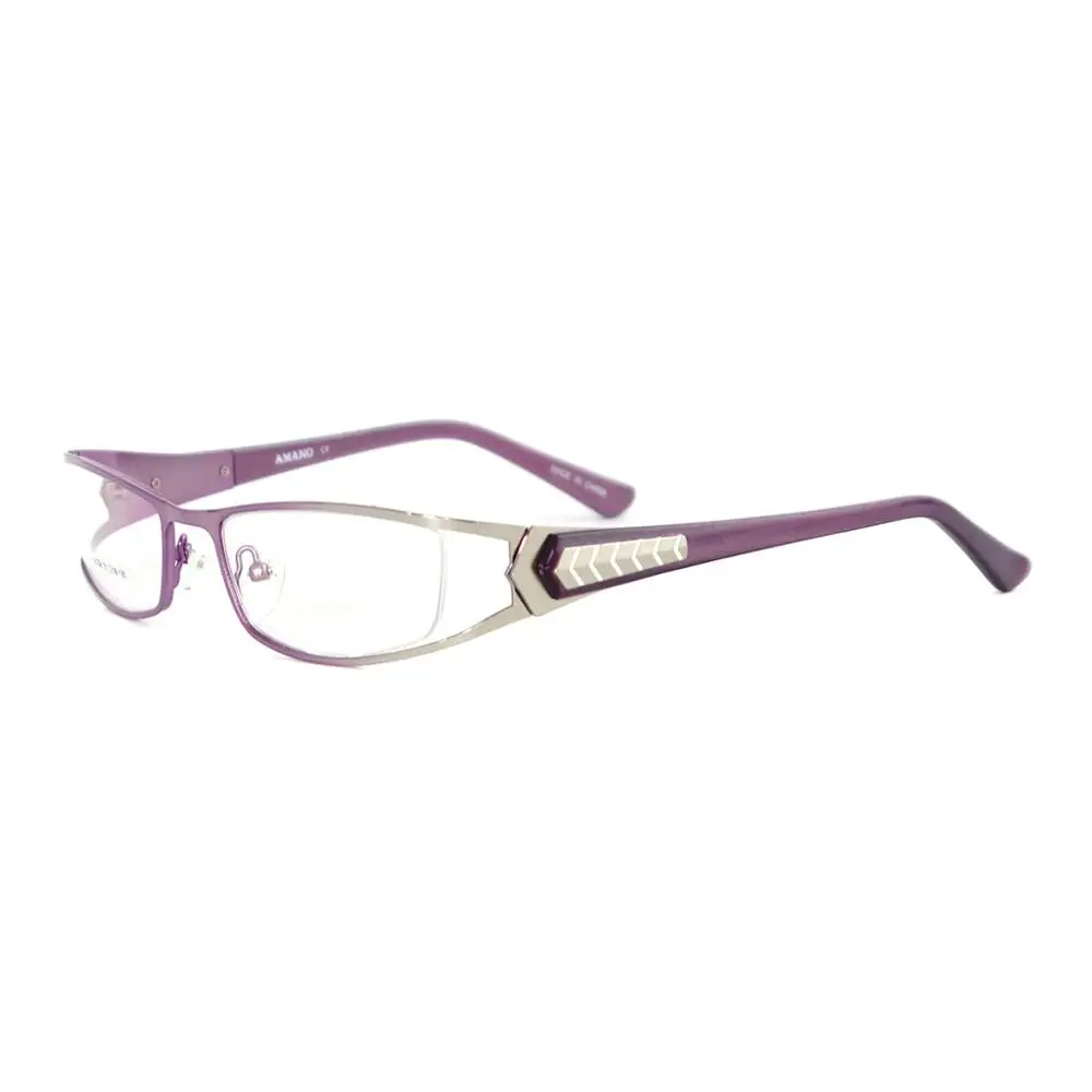 New Fashion Designer Metal Half Rim Eyeglass Frames Prescription