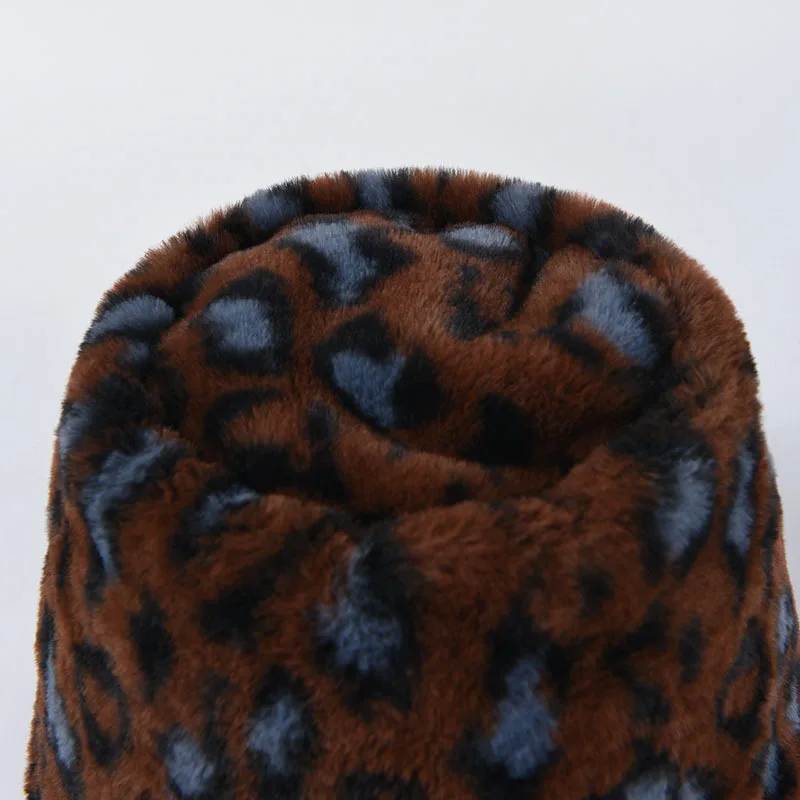 DRESSUUP Autumn and Winter New Hat Female Thick Imitation Rabbit Fur Bucket Hat Fashion Hat