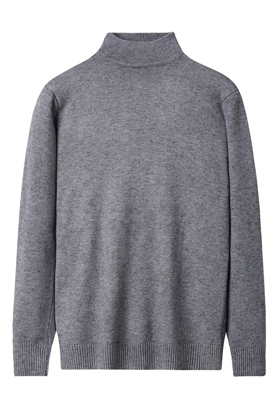 GustOmerD 2019 Brand Quality Mens Sweaters Solid Slim Fit Winter Warm Pullovers Men Fashion Turtleneck Sweater Men 6 Colors