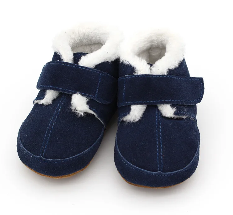 Dolakids/Новые теплые замшевые туфли из воловьей кожи для младенцев и малышей, мягкая кожаная обувь на мягкой подошве для малышей 0-24 месяцев
