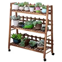 Decorativa Madera Estante Para Flores Soporte Plantas интерьерная лестница стойка напольная стойка Stojak Na Kwiaty Цветочная полка для растений