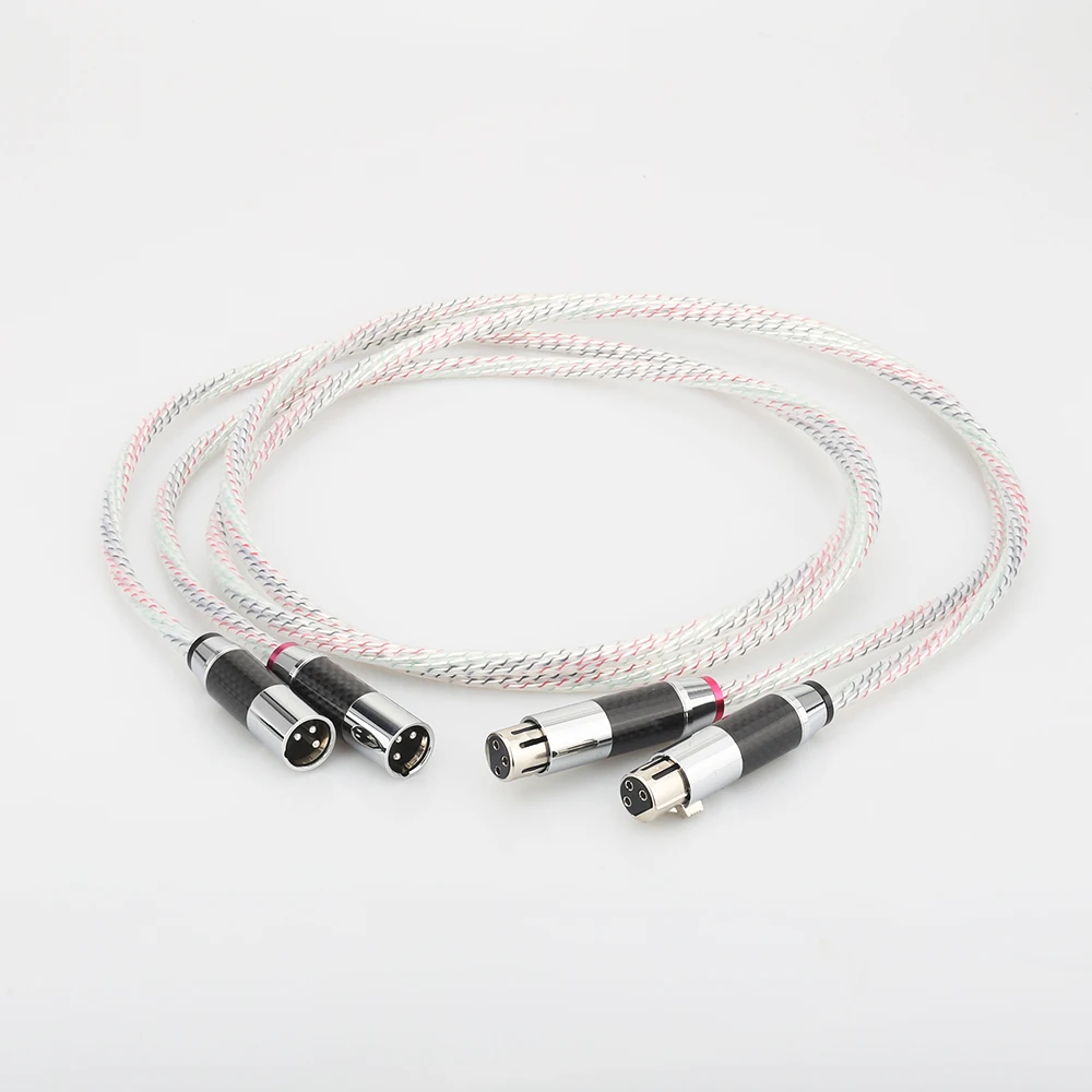 

Hi End Valhalla Series RCA male TO XLR female Audio Cable With carbon fiber hifi audio Cable