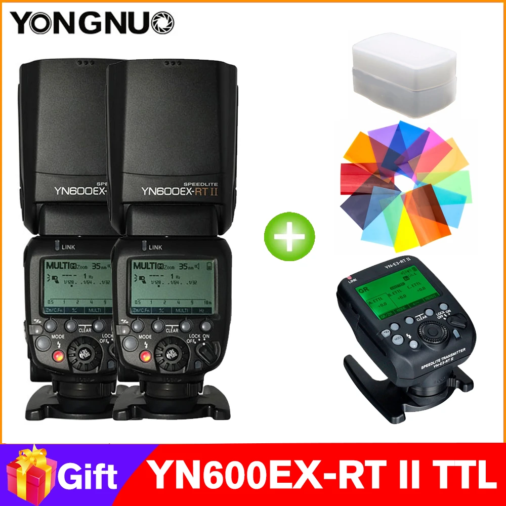 送料無料/プレゼント付♪ YONGNUOスピードライトYN600EX-RTⅡ E-TTL