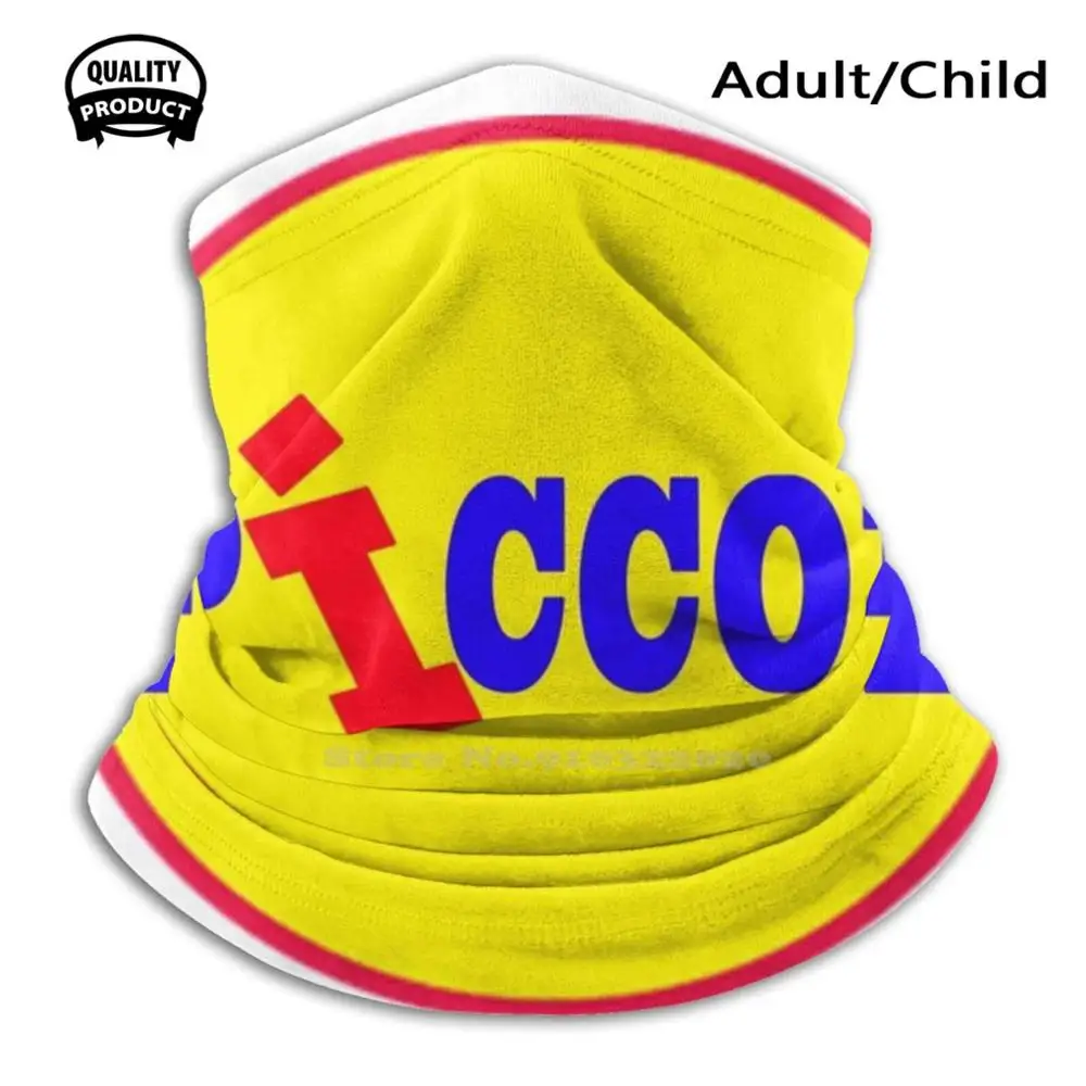 Piccol Outdoor Cycling Fishing Motorcycle Scarf Mask Maccio Capatonda Shopping Discount Logo Yellow Red Blue Fashon Trash |