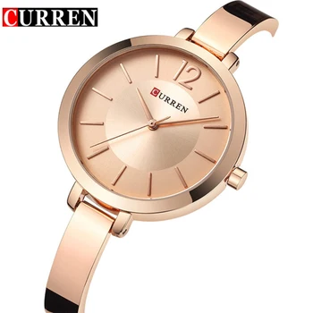 

Fashion Curren Quartz Watch Women Luxury brand Steel Bracelet Ladies Quartz-Watch Dress Wristwatch Clock Female relojes Mujer