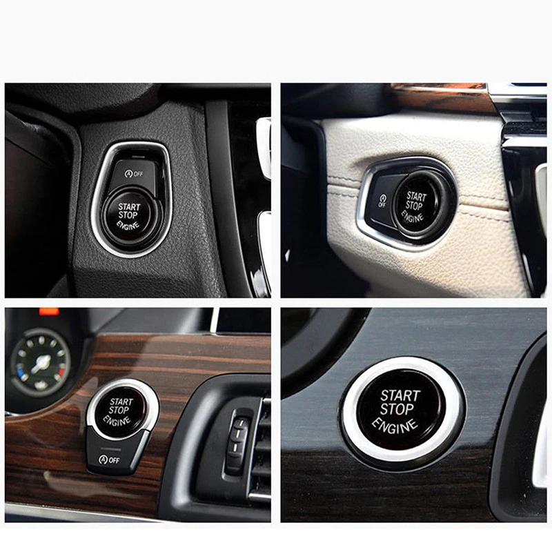 

Diameter 30mm For BMW 1 2 3 5 X1 X3 X4 X5 X6 series F Chassis F20 F21 F10 F11 F01 Car Start Stop Engine Button Ring Cover Trim
