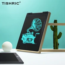 TISHRIC LCD Writing Tablet 8.5 inch Digital Erasable Drawing Tablet/Pad/Board Kids Electronic Graphics Tablet With Pen Battery xp pen star05 wireless 2 4g graphics drawing tablet pad painting board with touch hot keys and battery free passive stylus