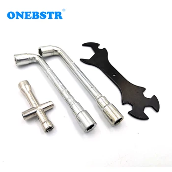 L-Shaped 6mm 7mm Wrench Tool For Fixed MK8 E3d Brass Nozzle 5 IN 1 Multi-Function Spanner 3D Printer Accessories Free Shipping 1