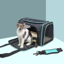 Сумка для переноски домашних животных по улице сумка для собак Большая вместительная дышащая дорожная сумка для кошек переносная сумка на одно плечо или через плечо