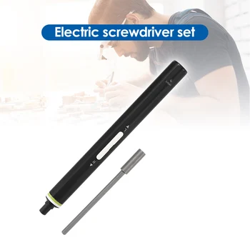 

Mini Electric Screwdriver Set Convenient Practical User-friendly Design Rechargeable Multi-function Cordless Power Drill