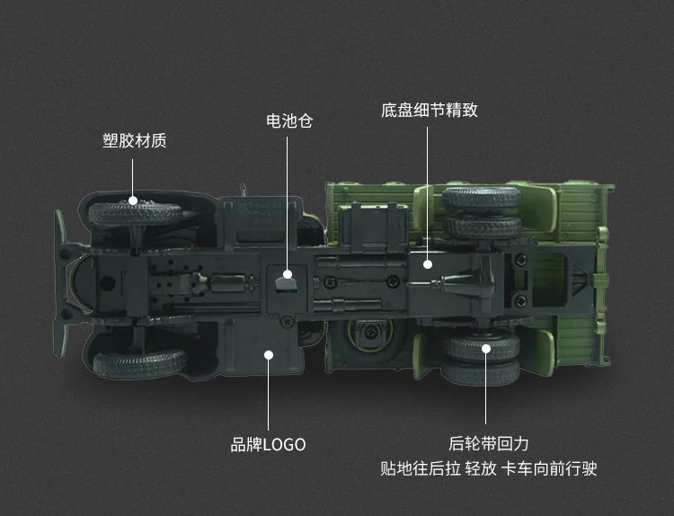 1: 32 Jiefang военный сплав модель транспорта модель автомобиля товары игрушка маленькая Сделано в Китае дети не