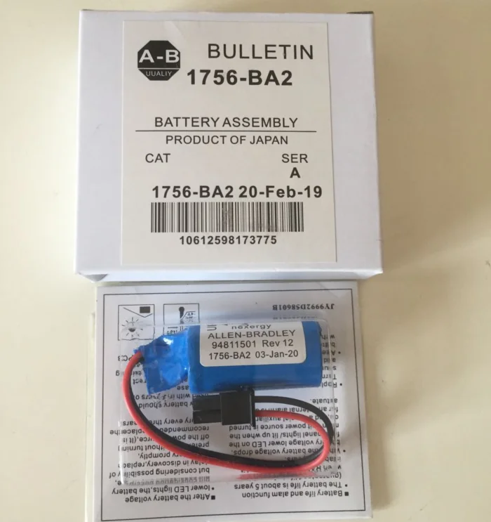 10 PACK New Original 1756-BA2 PLC Controller 3V Battery Lithium Batteries With Plug (Fresh Date) 2