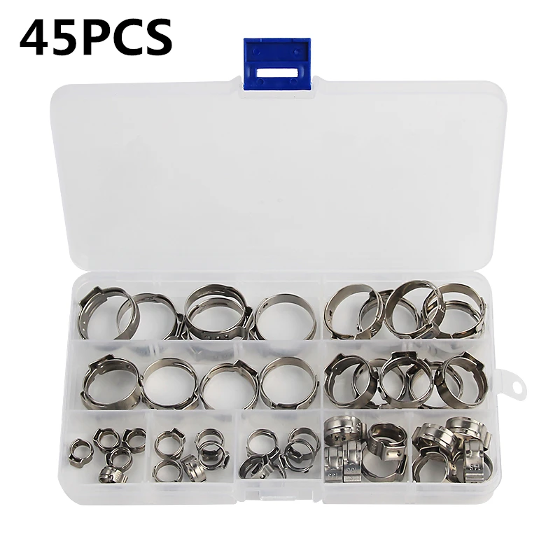 45 pcs de aco inoxidavel 1 ear stepless 01