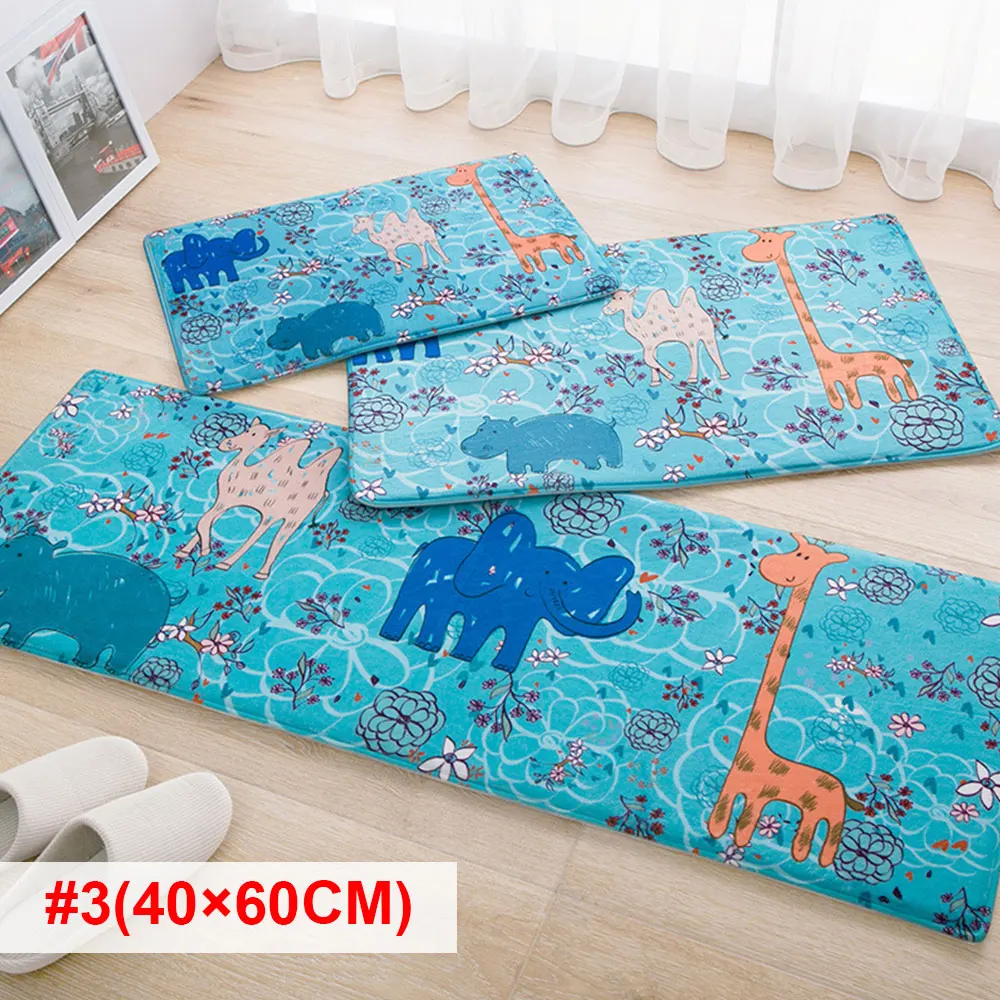 40X60cm Коврик для ног, коврик для двери, товары для дома, гостиная, кошка, ладонь 40*60 см, милый коврик для пола, противоскользящие, водопоглощающие фланелевые коврики для ванной комнаты - Цвет: 40X60cm