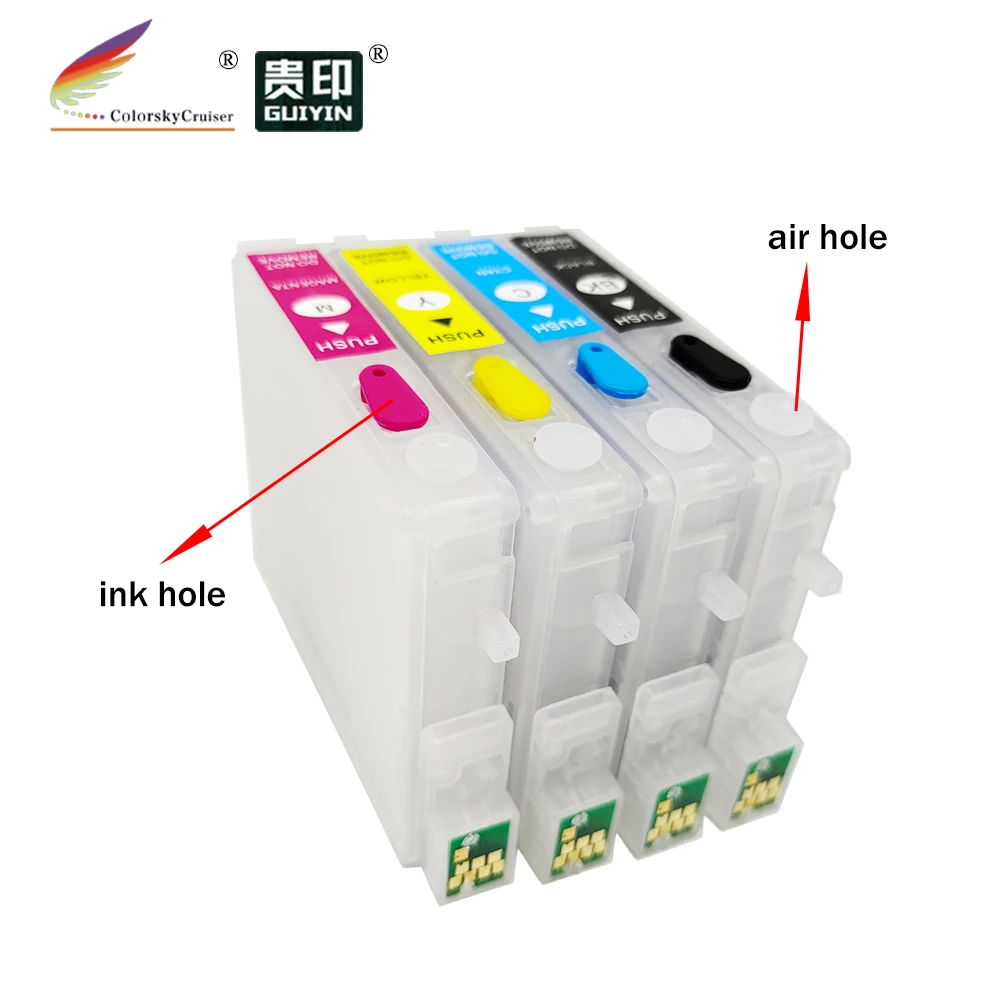 (RCE-IC6CL32) refillable refill ink cartridge for Epson IC6CL32 ICBK32  PM-930C PM-940C PM-A870 PM-A890 PM-D750 PM-D770