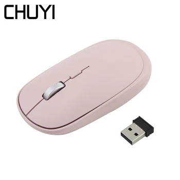 

CHUYI Wireless Optical Mouse Bluetooth Dual Mode 2.4Ghz Mause Computer Gamer 1000-1200-1600DPI Mice 4Buttons For PC Laptop Mac