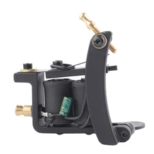 Высококачественная Черная литьевая татуировочная машина высокого качества ручной работы для подводки, шейдера, боди-арта, пистолета, инструмента для макияжа