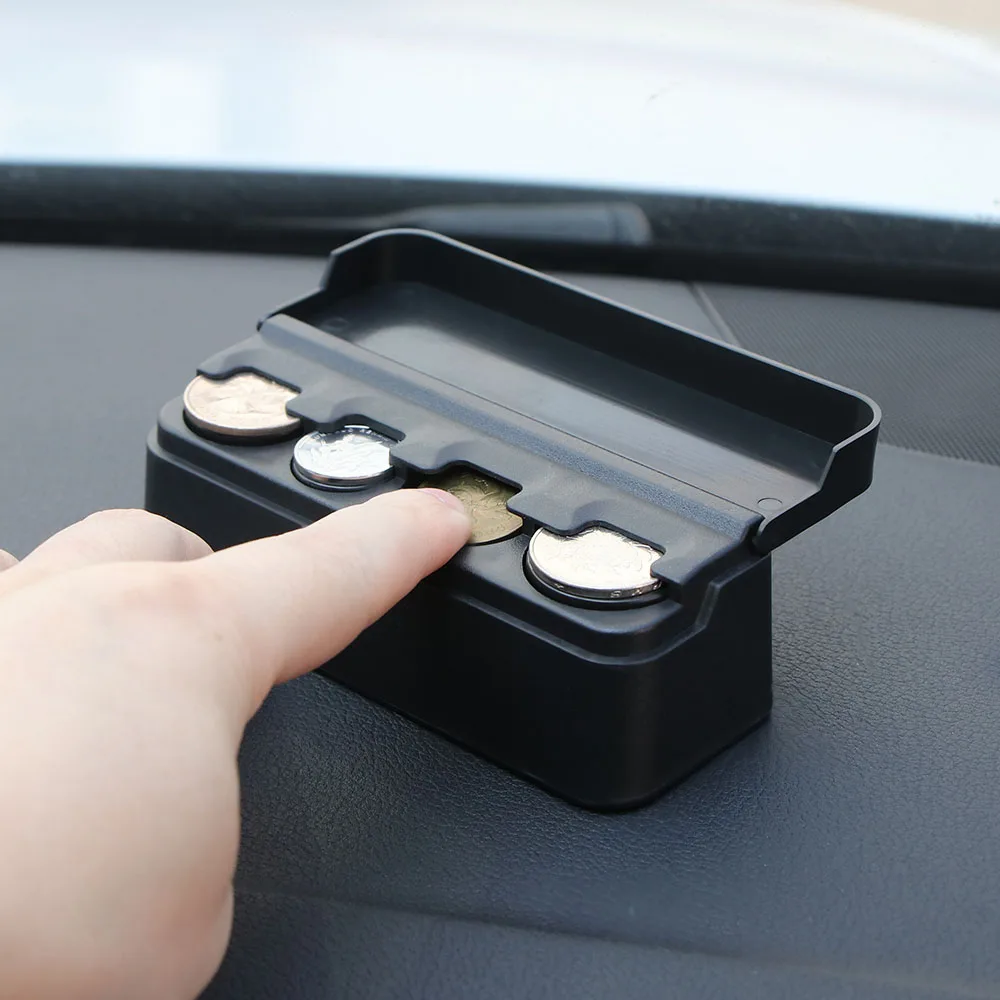 Car Interior Accessories Organizer Case Plastic Holder Container Coins Storage Box Pocket Telescopic Dashboard Coins Compatible Car Interior Accessories Organizer Case Plastic Holder Container Coins Storage Box Pocket Telescopic Dashboard Coins Compatible