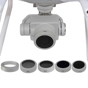 

Lens Filter UV Neutral Density Filters ND4 ND8 ND16 CPL Polarizing Filter for DJI Phantom 4 Pro V2.0 Advanced Drone Spare Parts