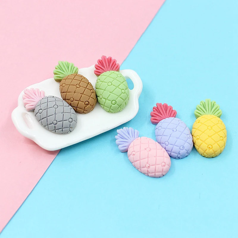 Happy Monkey 20 шт фрукты из смолы слизи добавки амулеты банан клубника вишня DIY Набор наполнитель для облачной прозрачной хрустящей слизи глины