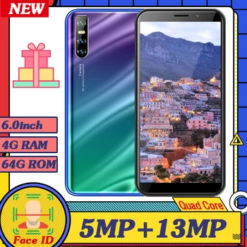 

Note 8t Global Version 6.0 inch Big Screen Smartphones Quad Core Face ID Unlocked celulares 4G RAM 64G ROM Android Mobile Phones