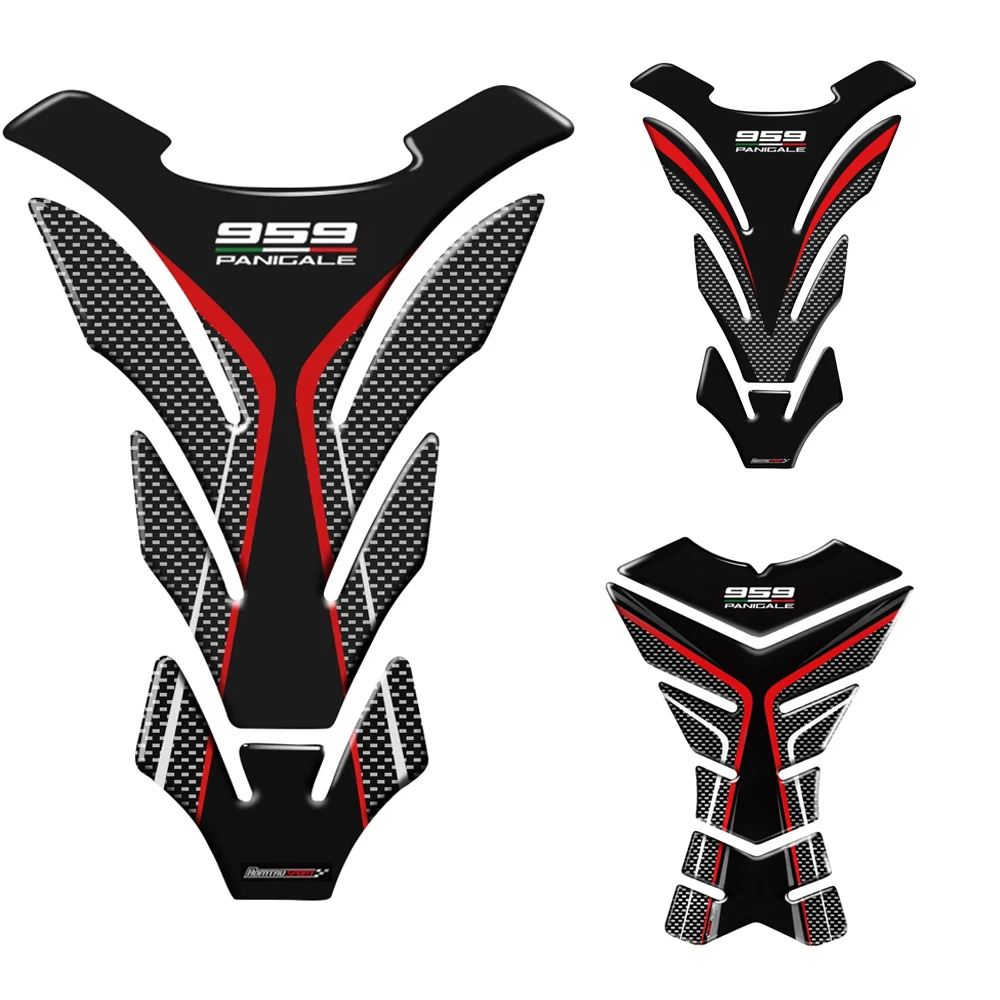 Motorcycle Gas Tank Protectors Tank Pad Decals Case for Ducati 959