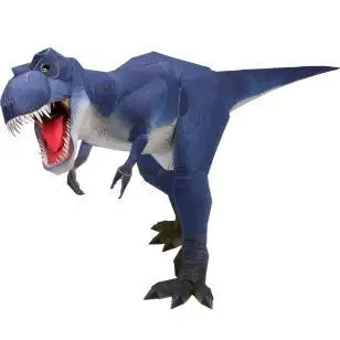 Tyrannosaurus 3D бумажная модель игрушки DIY родитель и ребенок Сделай Сам детский сад ручной работы бумага складной домашняя работа