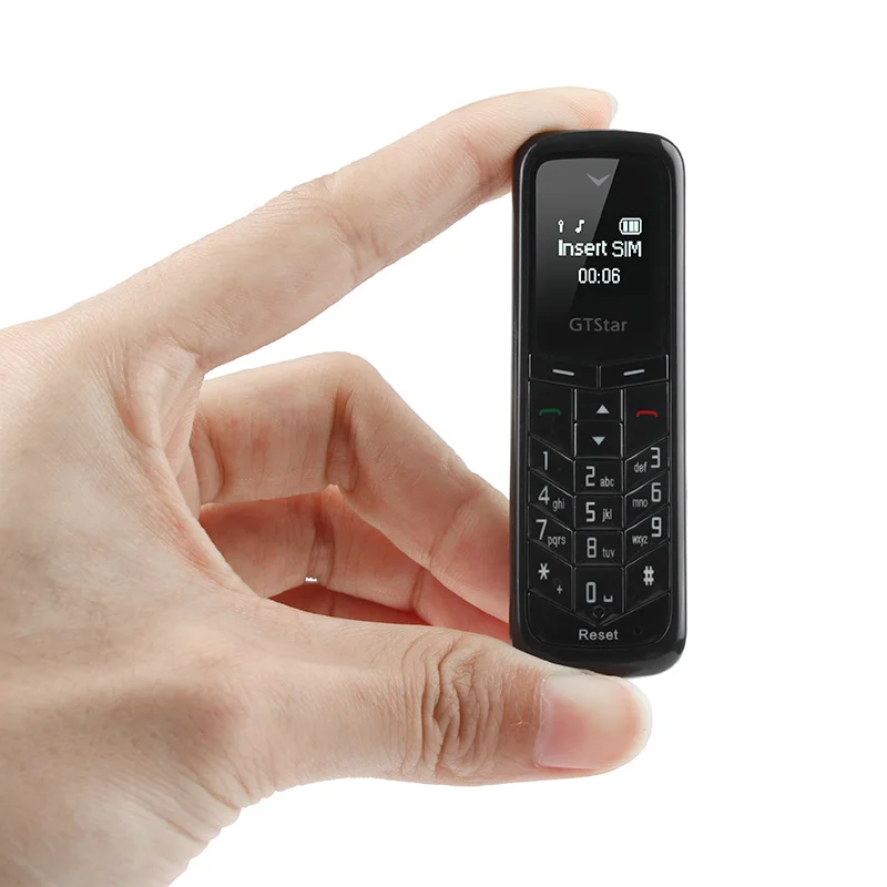 BM50 мини мобильный телефон 0,66 дюймов GT Star GSM Одна sim-карта Bluetooth Кнопка дозвона мобильного телефона