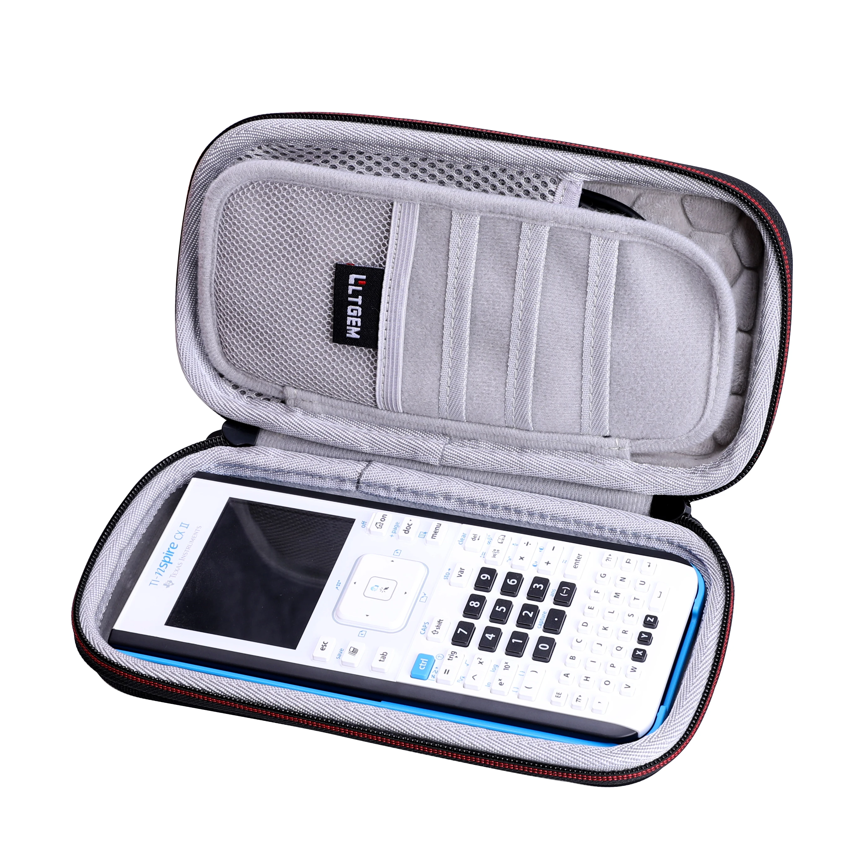 LTGEM Waterproof EVA Hard Case for Texas Instruments TI-Nspire CXII Color Graphing Calculator (PC/Mac)