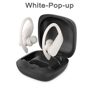 Sovawin B10 V5.0 Bluetooth Спортивная гарнитура мини беспроводные наушники вкладыши наушники TWS Bluetooth гарнитуры стерео наушники - Цвет: White-Pop-up