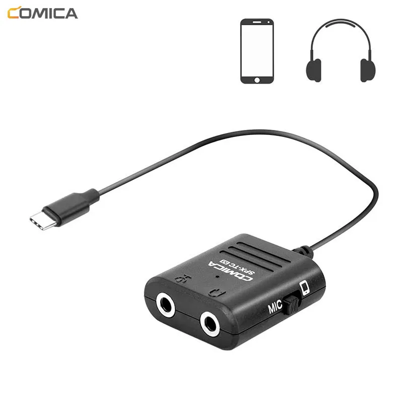 Многофункциональный TRS TRRS 3 5 мм микрофон для USB TYPE C аудиокабель адаптер смартфонов Huawei Samsung HTC|Аксессуары
