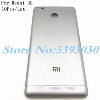 

10Pcs Original 5.0" For Xiaomi Redmi 3S Back Battery Door Cover Housing + Camera Glass Lens + Power Volume Buttons