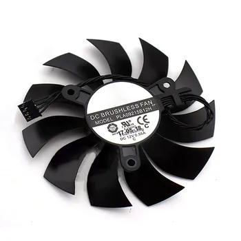 

PLA09215B12H Graphics Card Fan 4-pin Brushless Cooling Fan for EVGA GTX 1080TI FTW3 DT GAMING Accessories