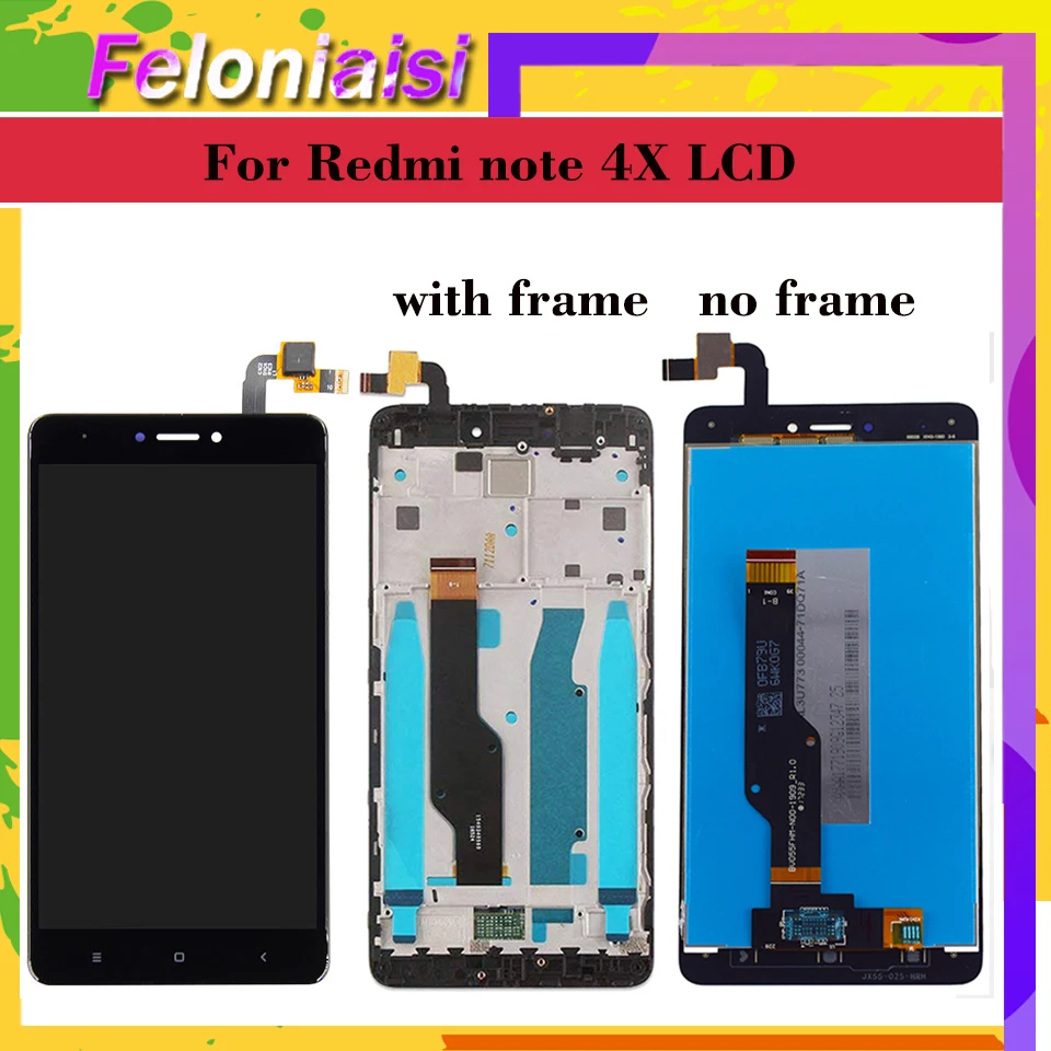 

ORIGINAL For Xiaomi Redmi Note 4X LCD Display With Frame Touch Screen Display On Redmi Note4X Snapdragon 625 Display Assembly