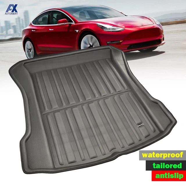 Tailored For Tesla Model 3 BlueStar 2017 2018 2023 Rear Cargo Liner Boot  Tray Trunk Mat Luggage FLoor Carpet Tray Waterproof - AliExpress